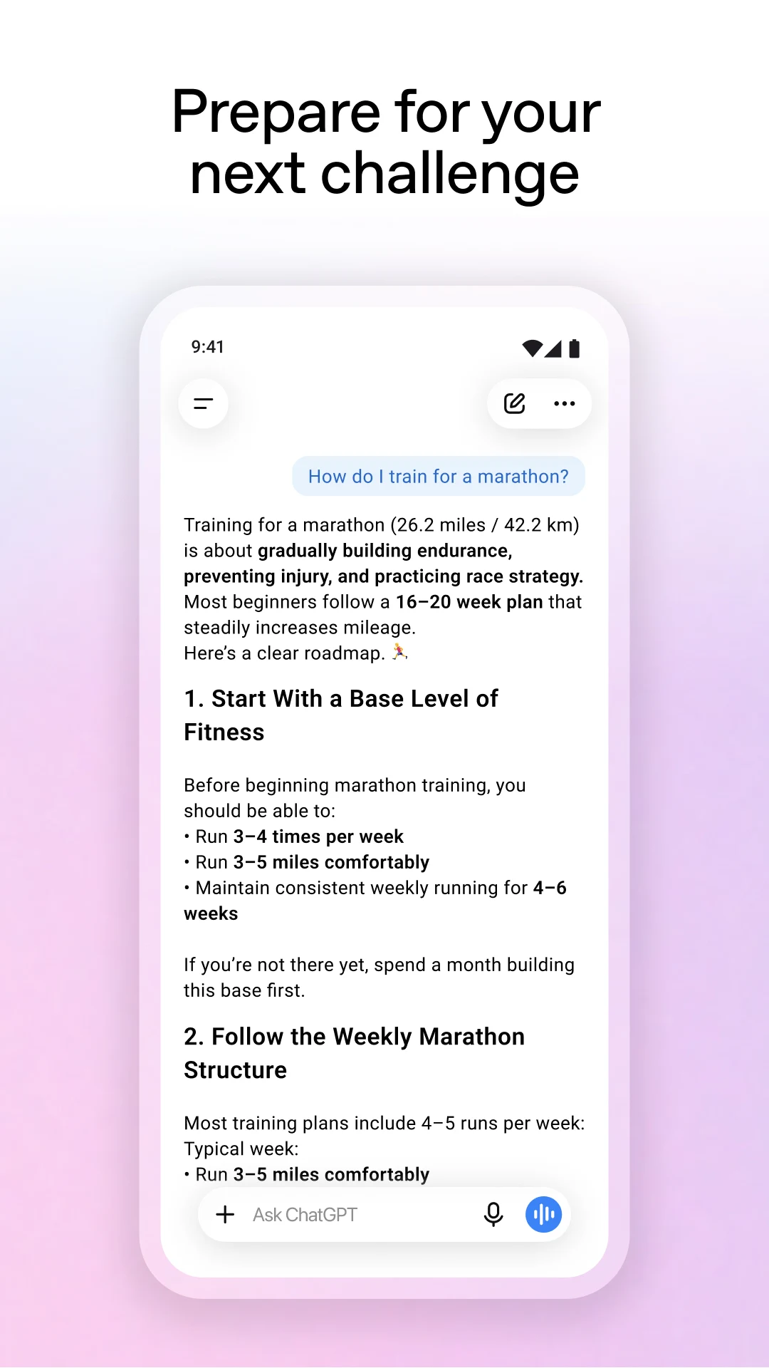 ChatGPT screenshot