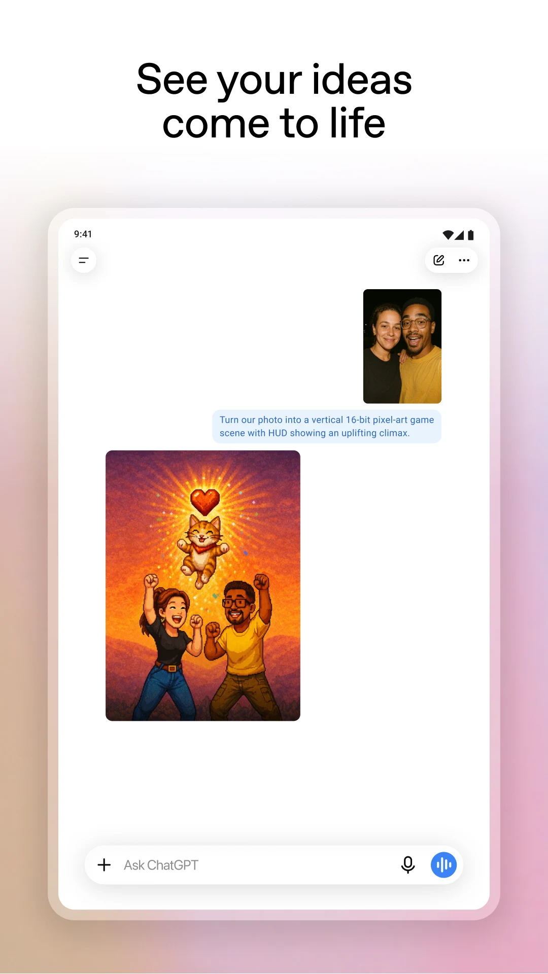 ChatGPT screenshot