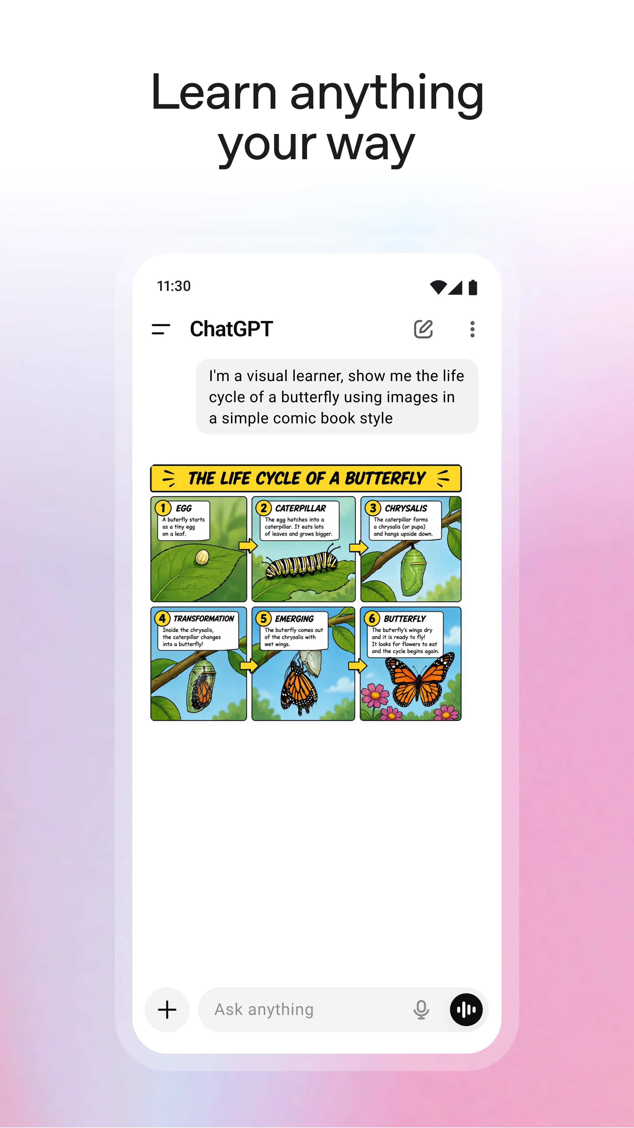 ChatGPT screenshot